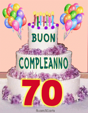 Buon Compleanno 70