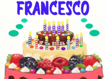 Buon Compleanno Francesco
