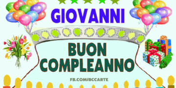 Buon Compleanno Giovanni