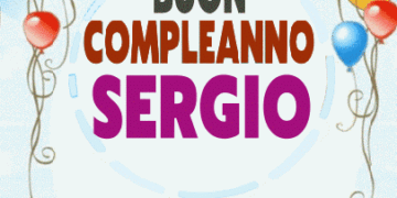 Buon Compleanno Sergio