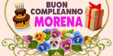 Buon Compleanno Morena