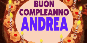 Buon Compleanno Andrea