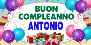 Buon Compleanno Antonio