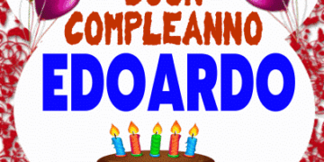 Buon Compleanno EDOARDO