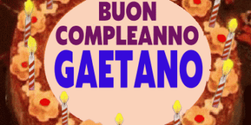 Buon Compleanno Gaetano
