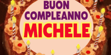 Buon Compleanno Michele