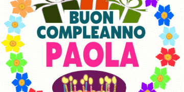 Buon Compleanno Paola