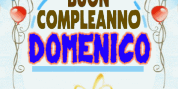 Buon compleanno Domenico