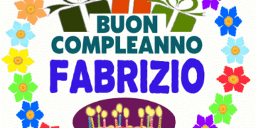 Buon Compleanno Fabrizio