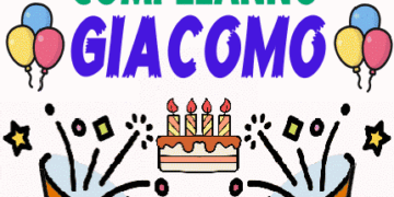 Buon Compleanno Giacomo