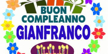 Buon Compleanno Gianfranco