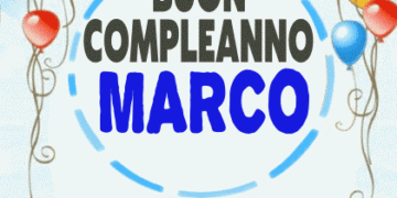 Buon Compleanno Marco