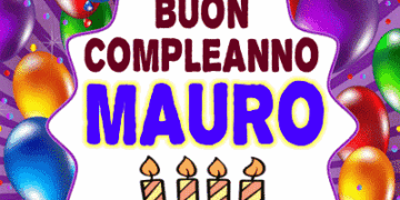 Buon Compleanno Mauro