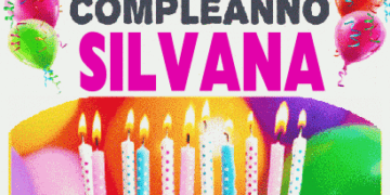Buon Compleanno Silvana gif immagini