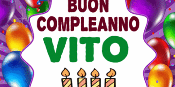 Buon Compleanno Vito