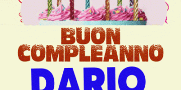 Buon Compleanno Dario