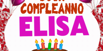 Buon Compleanno Elisa