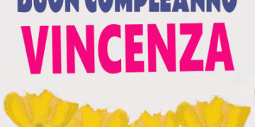 Buon Compleanno Vincenza