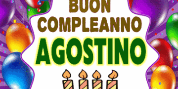 Buon Compleanno Agostino