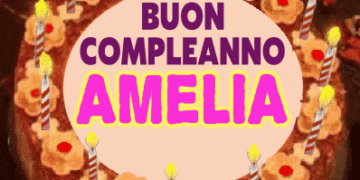 Buon Compleanno Amelia