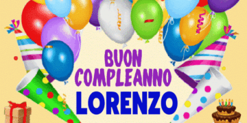 Buon Compleanno Lorenzo