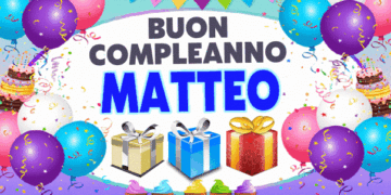 Buon Compleanno Matteo