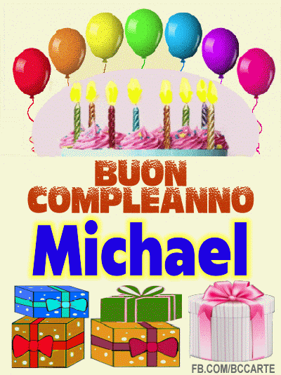 Buon Compleanno Michael