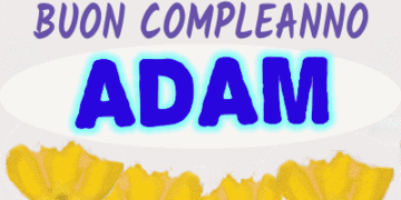 buon compleanno Adam