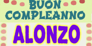 Buon Compleanno Alonzo