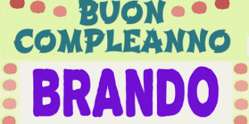 Buon Compleanno Brando