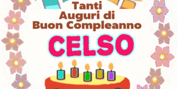 buon compleanno Celso