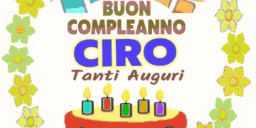 Buon Compleanno Ciro