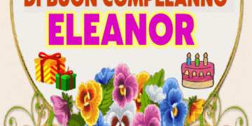 Tanti auguri di buon compleanno Eleanor