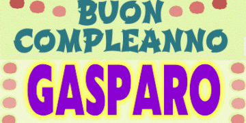 Buon Compleanno Gasparo