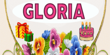 buon compleanno Gloria