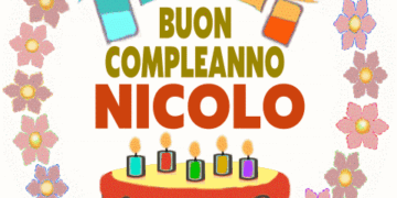 Buon Compleanno Nicolo