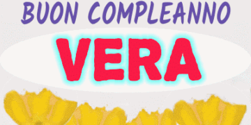 Buon Compleanno VERA