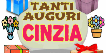 Tanti Auguri Cinzia