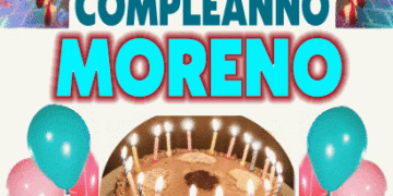 Buon Compleanno Moreno