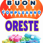 Buon Compleanno Oreste
