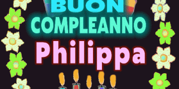 Buon Compleanno Philippa gif