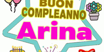 Buon Compleanno Arina