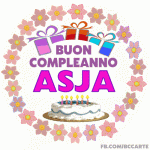 Buon Compleanno Asja