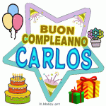 Buon Complanno Carlos
