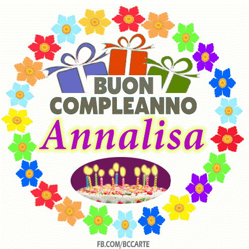 buon compleanno Analisa