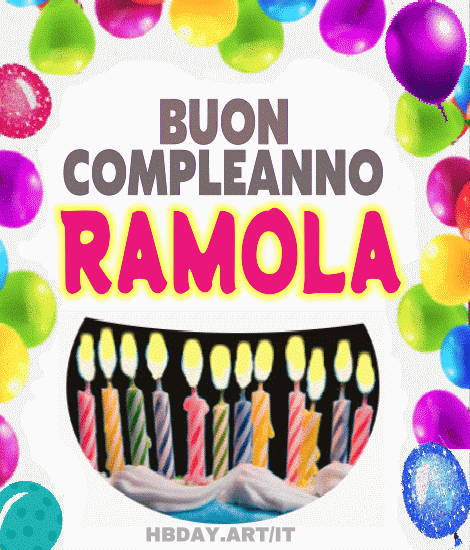 buon compleanno Ramola