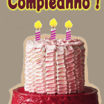 Buon compleanno Torta gif