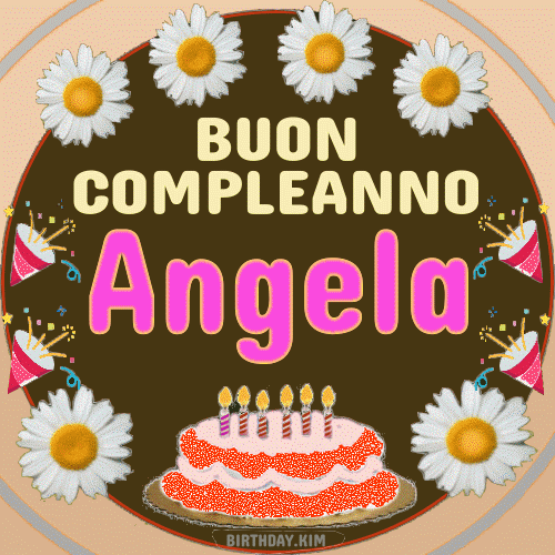 Buon Compleanno Angela gif