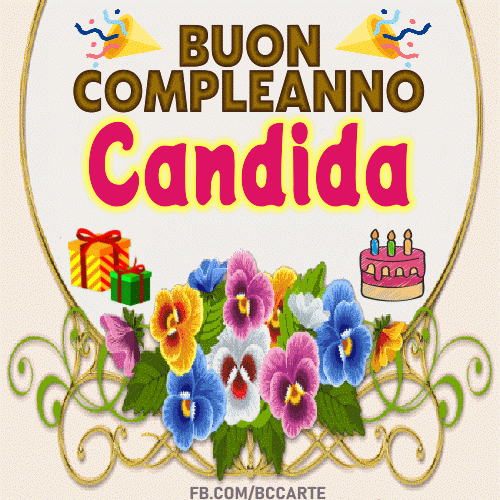 Buon compleanno Candida
