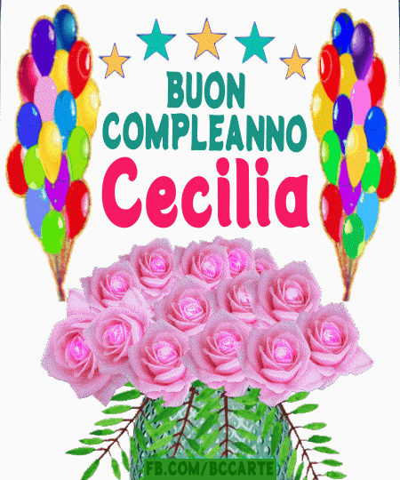 Buon Compleanno Cecilia